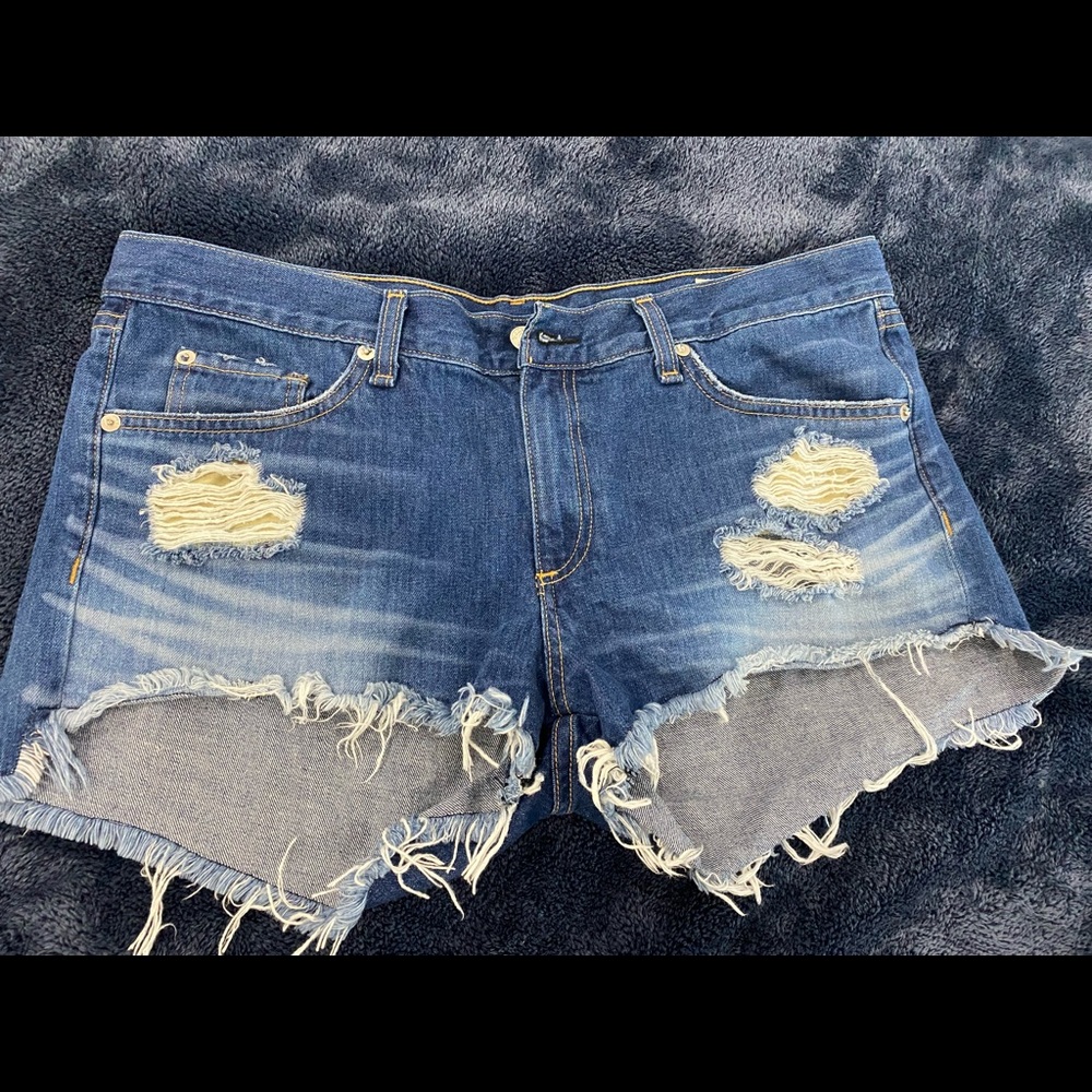 Rag & Bone / Jean - Cut off Shorts - size 30 - Blue - Picture 1 of 6